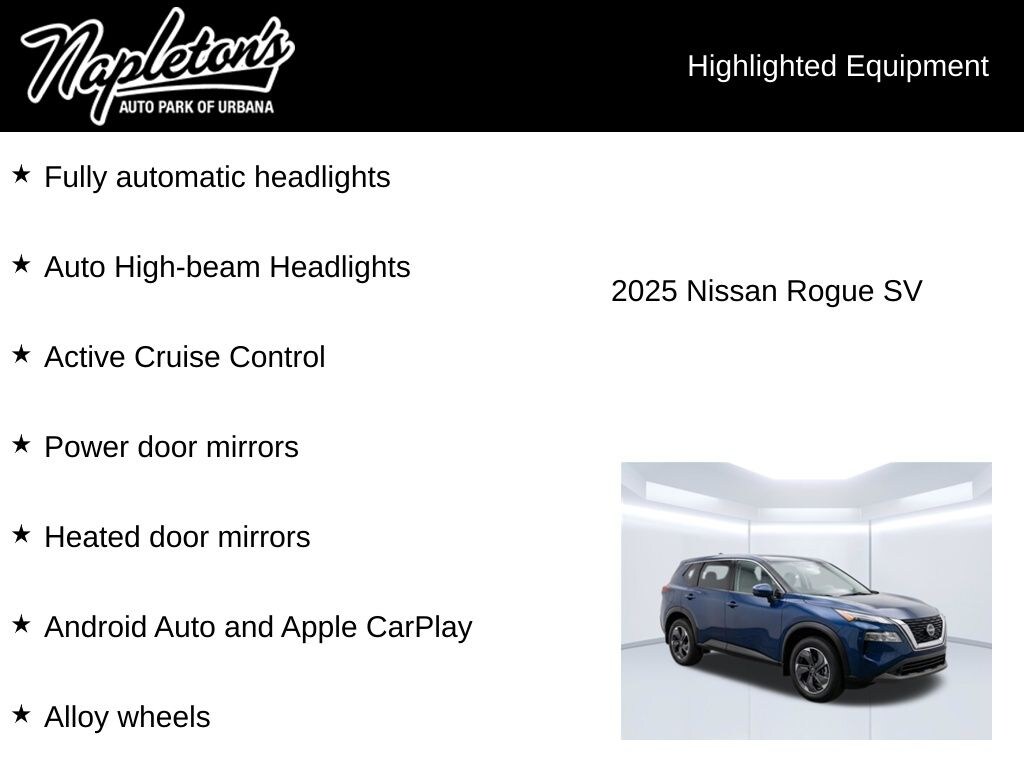 Used 2025 Nissan Rogue SV SUV