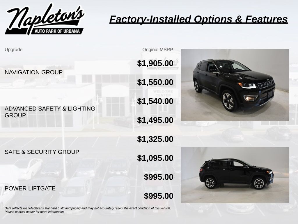Used 2018 Jeep Compass Limited SUV