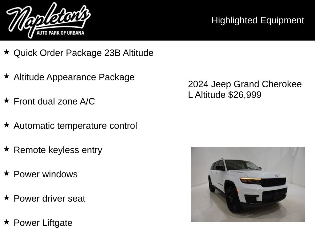 2024 Jeep Grand Cherokee L Altitude - Photo 15