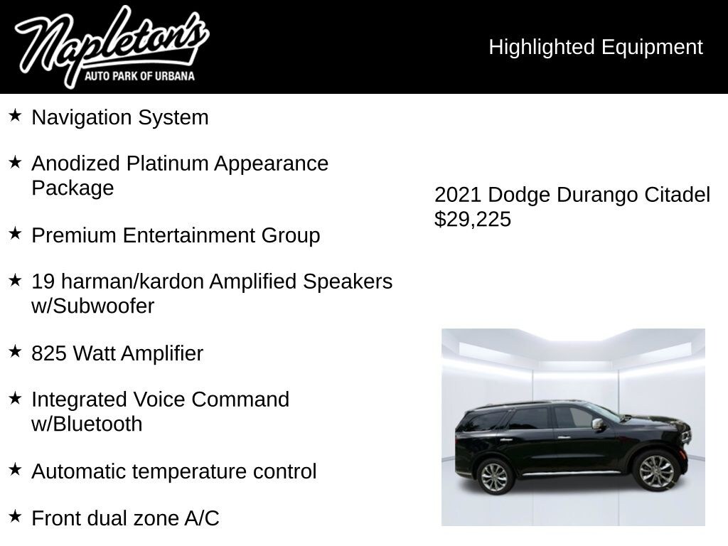 Used 2021 Dodge Durango Citadel SUV