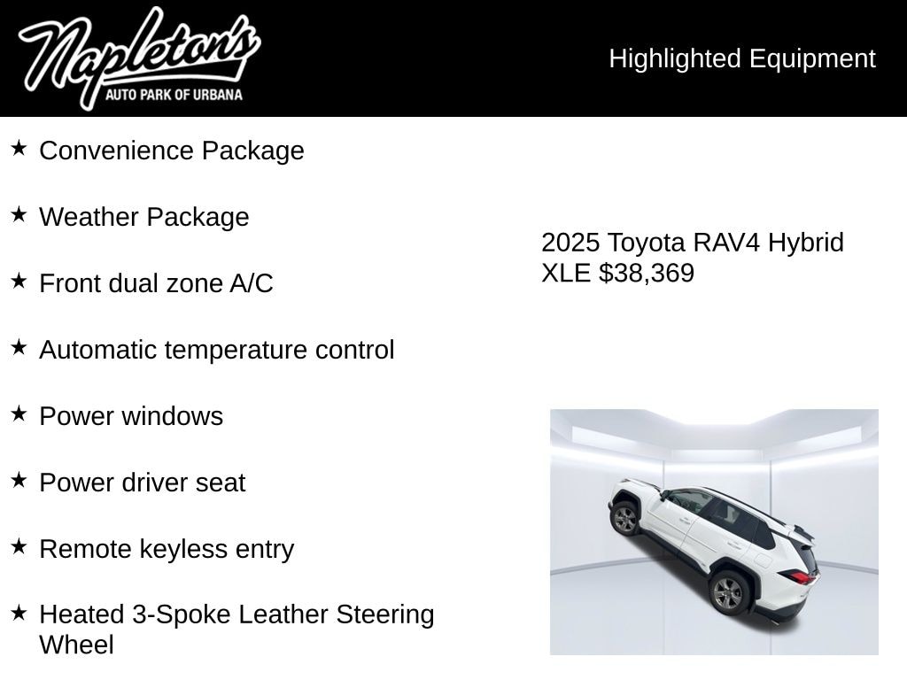 Used 2025 Toyota RAV4 Hybrid XLE SUV