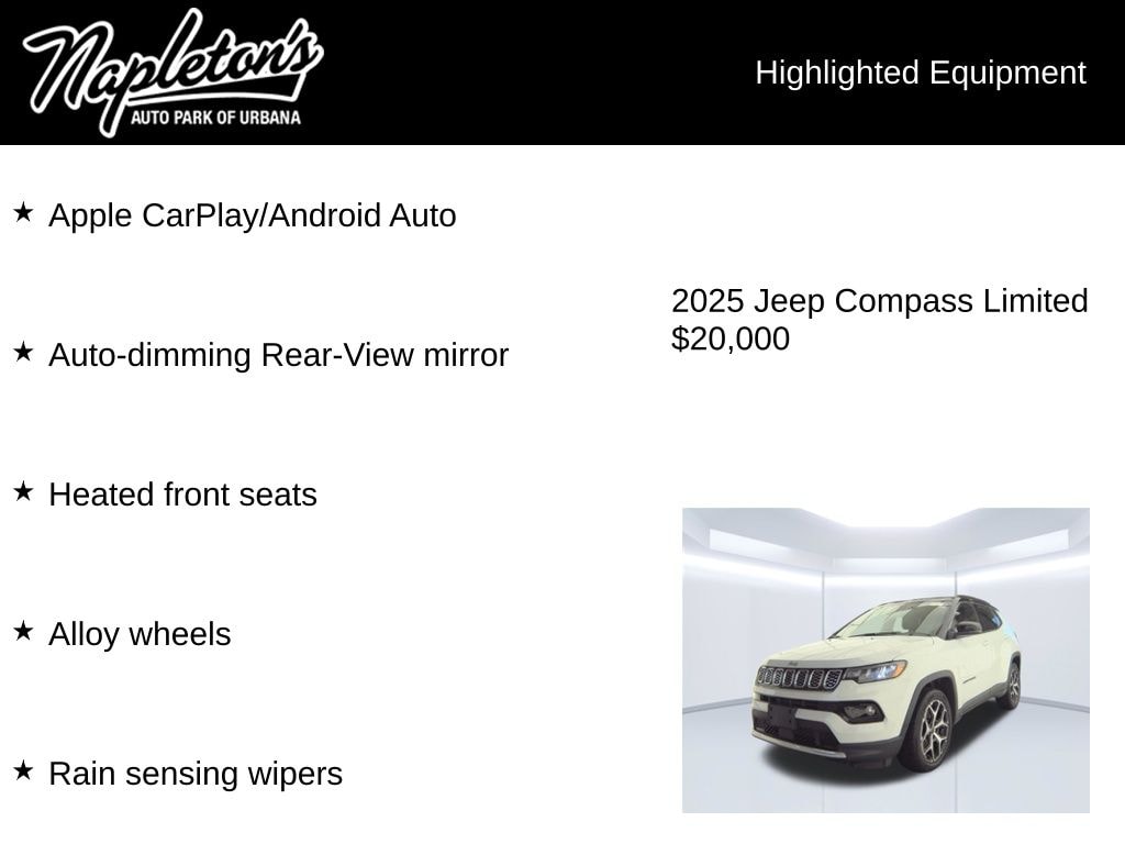 Used 2025 Jeep Compass Limited SUV