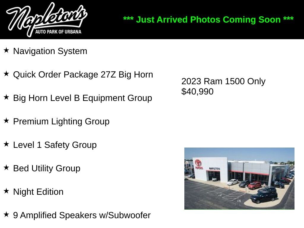 Used 2023 Ram 1500 Big Horn/Lone Star Truck Crew Cab