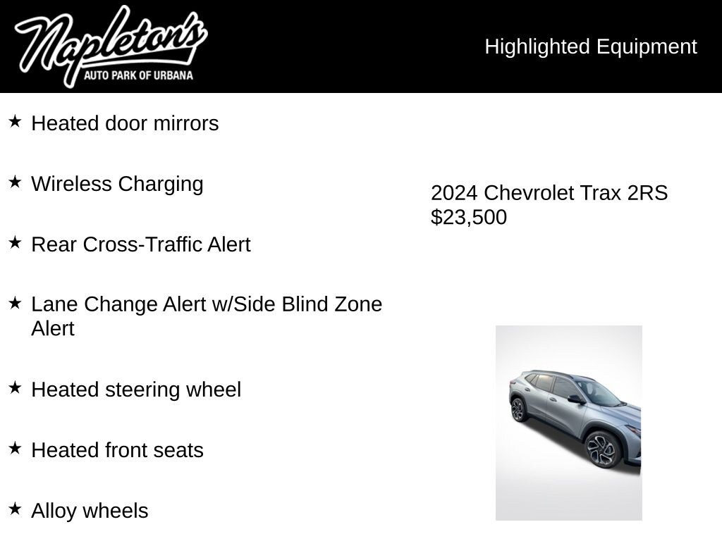 Used 2024 Chevrolet Trax 2RS SUV