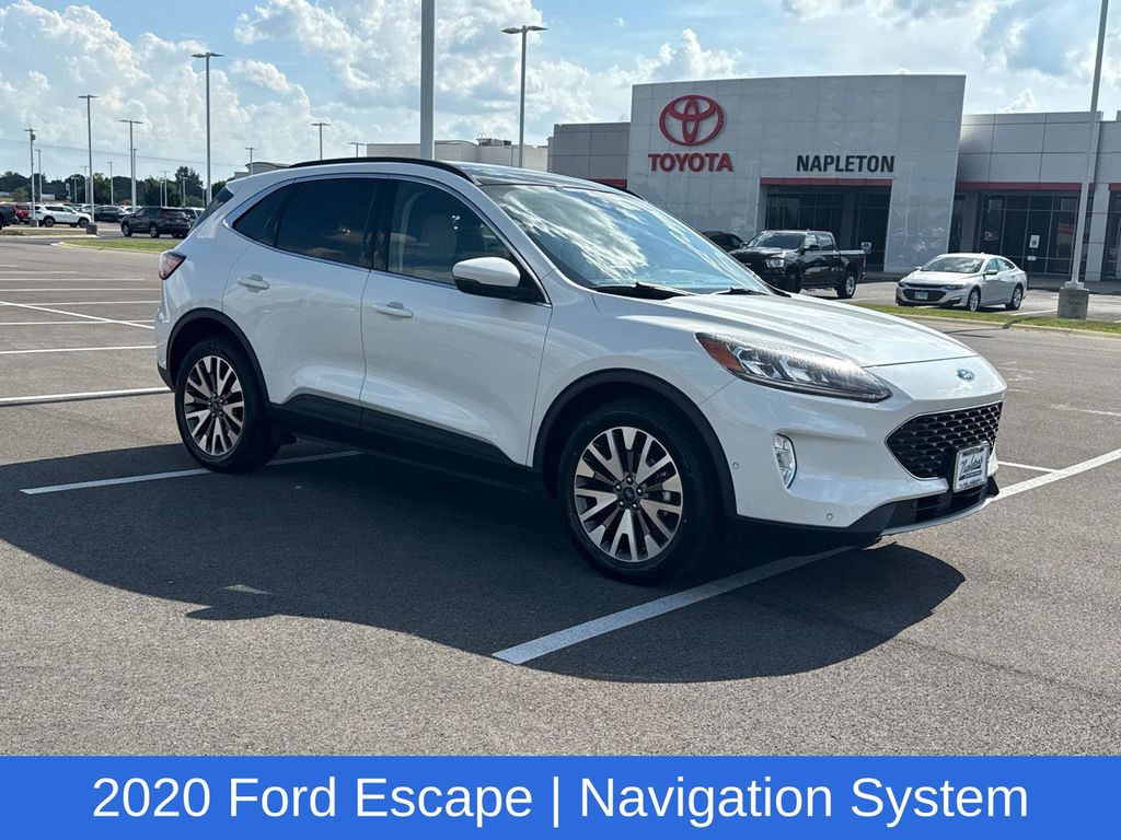 Used 2020 Ford Escape Titanium with VIN 1FMCU9J95LUA95960 for sale in Urbana, IL