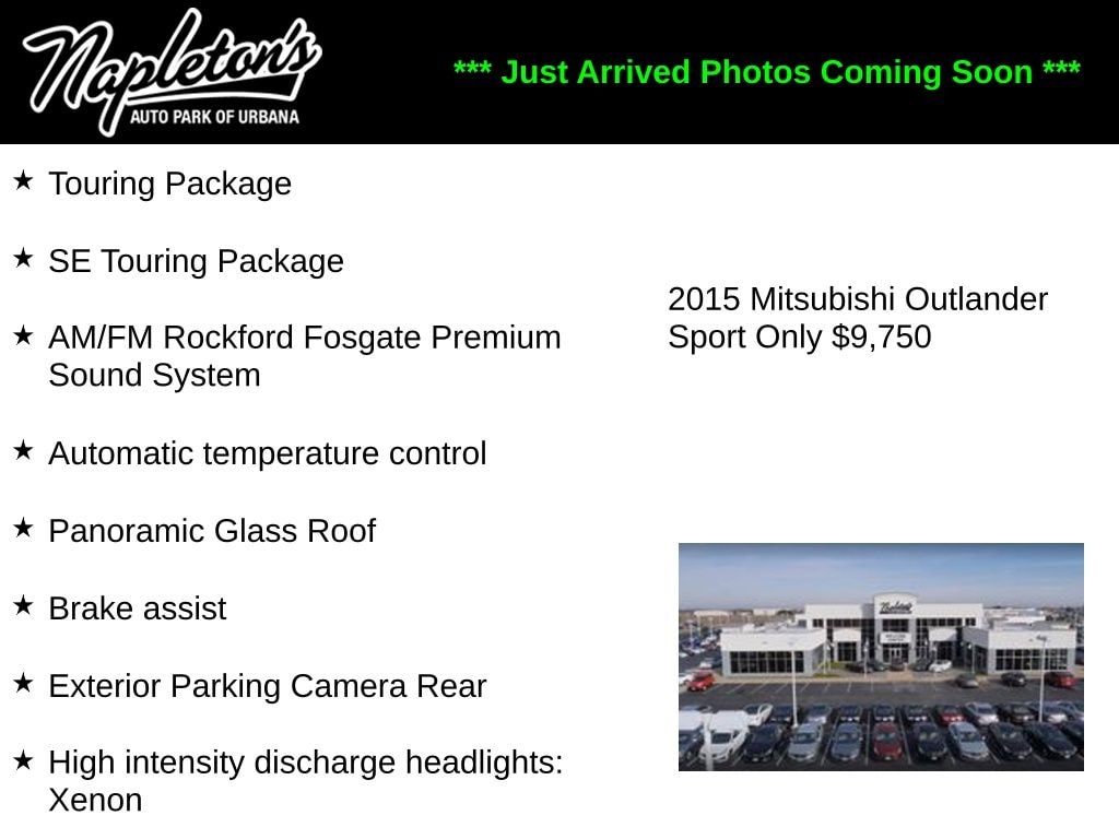 2015 Mitsubishi Outlander Sport SE