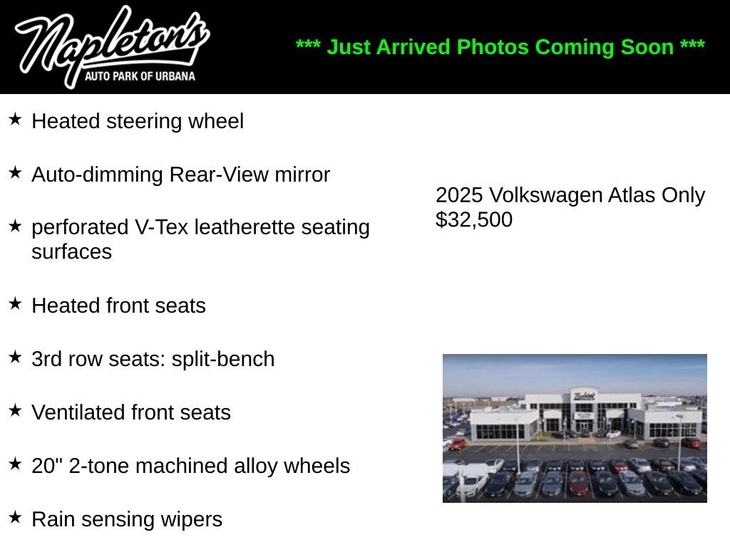 Used 2025 Volkswagen Atlas 2.0T SE w/Technology SUV
