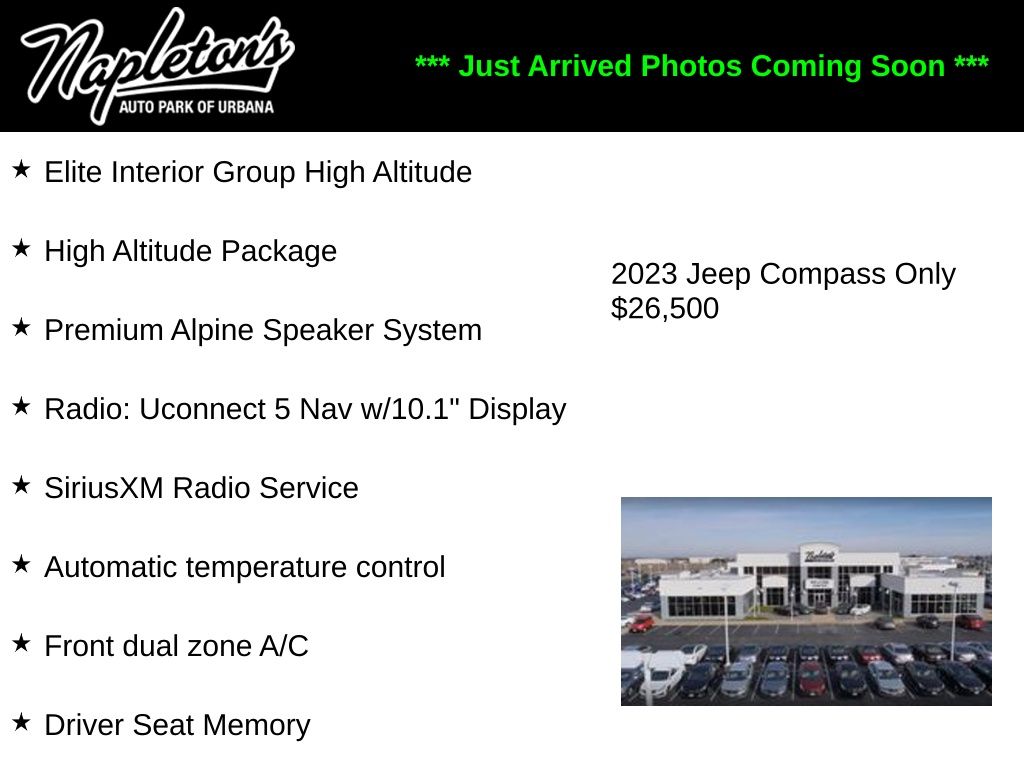 2023 Jeep Compass High Altitude 4X4's photo