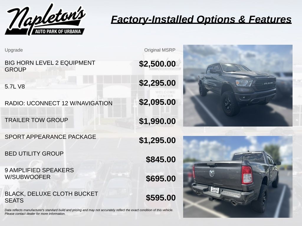 Used 2021 Ram 1500 Big Horn/Lone Star Truck Crew Cab