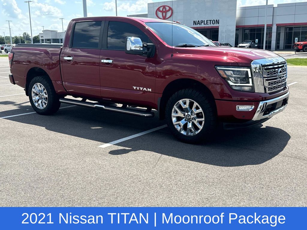 Used 2021 Nissan Titan SL with VIN 1N6AA1ED7MN503498 for sale in Urbana, IL