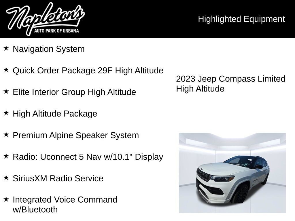 Used 2023 Jeep Compass Limited SUV
