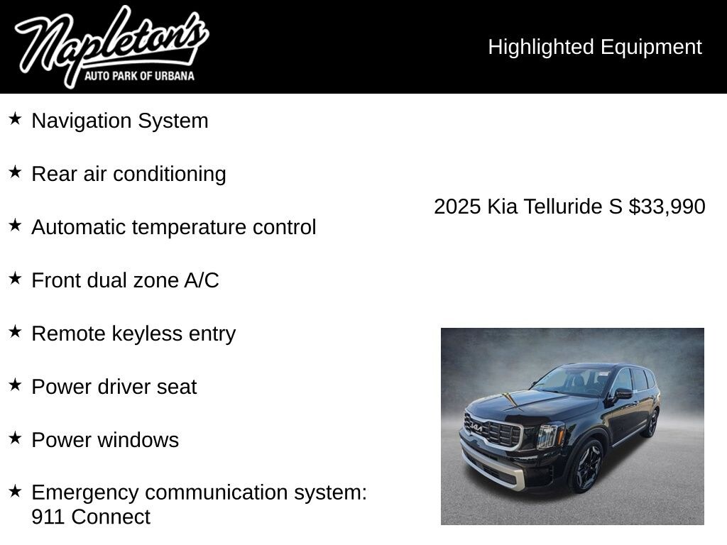 Used 2025 Kia Telluride S SUV