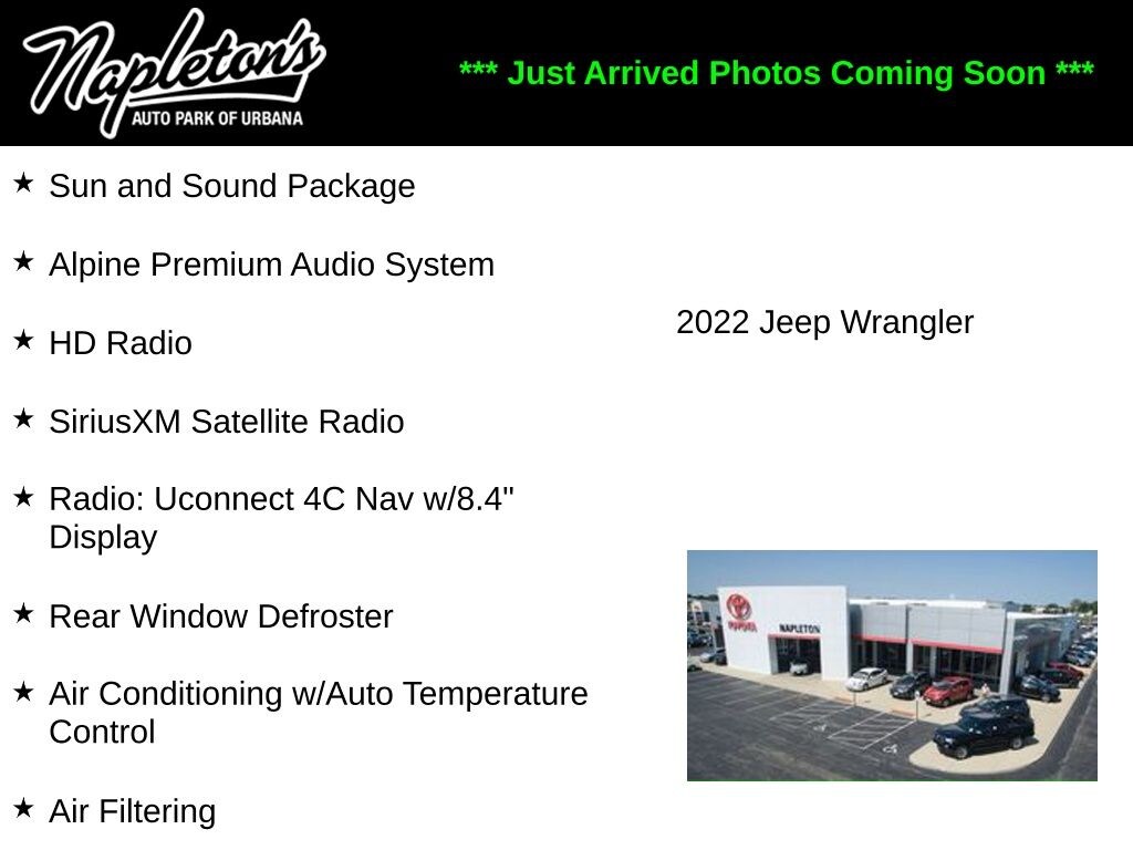 Used 2022 Jeep Wrangler Unlimited Willys SUV