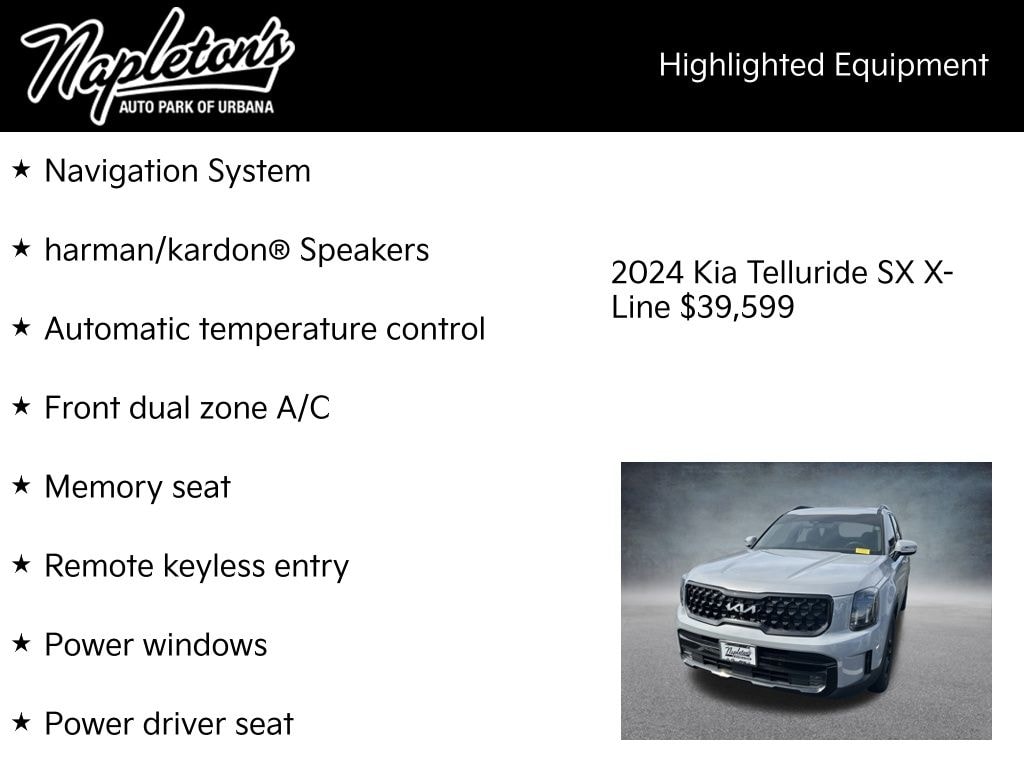Certified 2024 Kia Telluride SX X-Line SUV