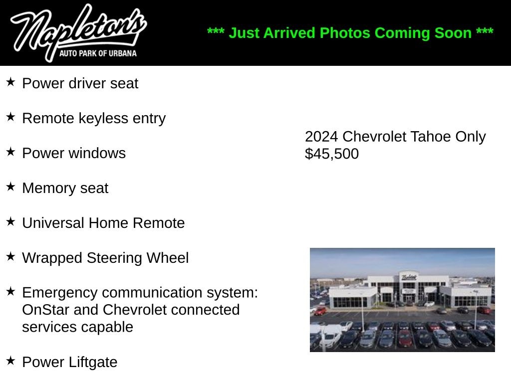 Used 2024 Chevrolet Tahoe LT SUV