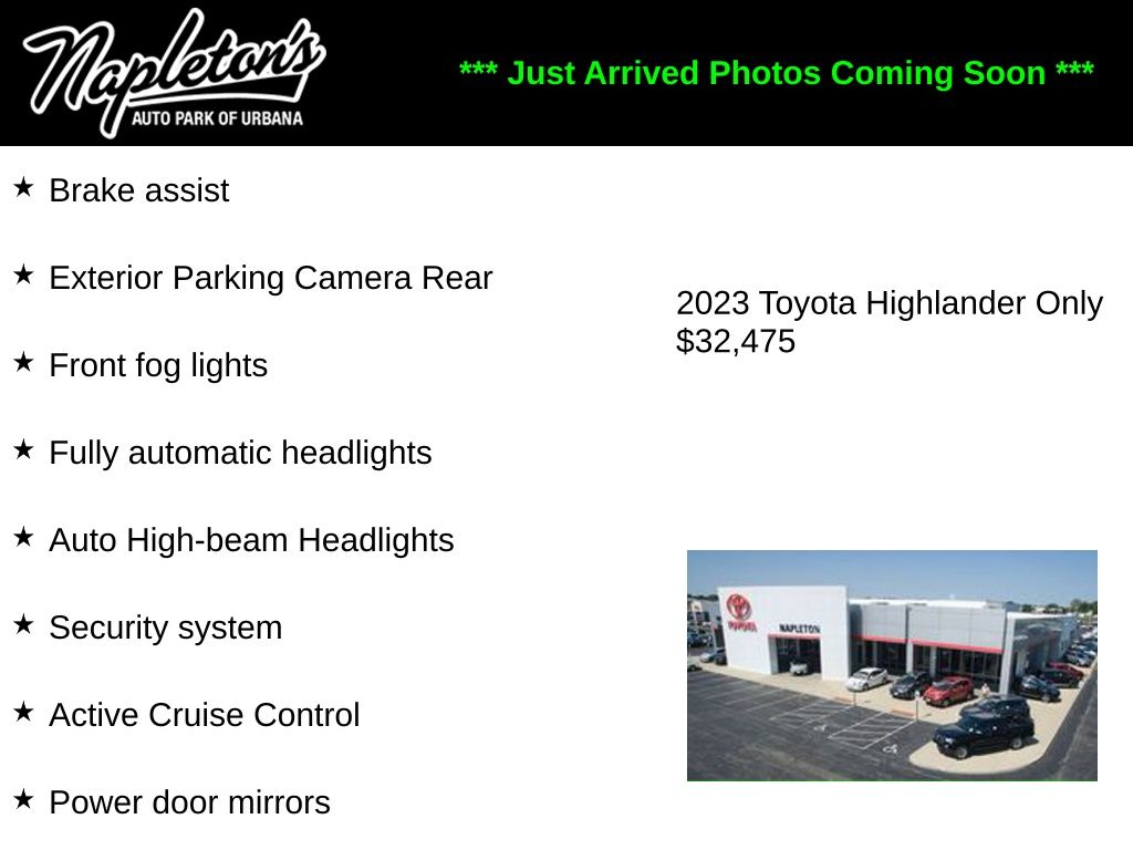 2023 Toyota Highlander LE - Photo 2