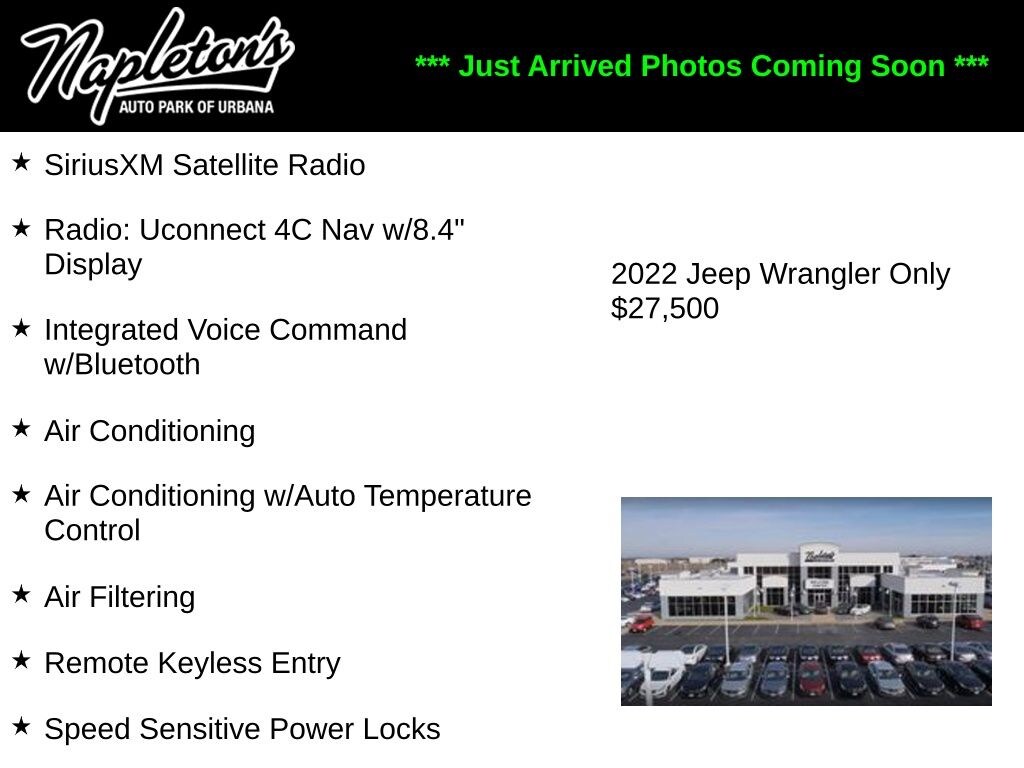 Used 2022 Jeep Wrangler Willys SUV