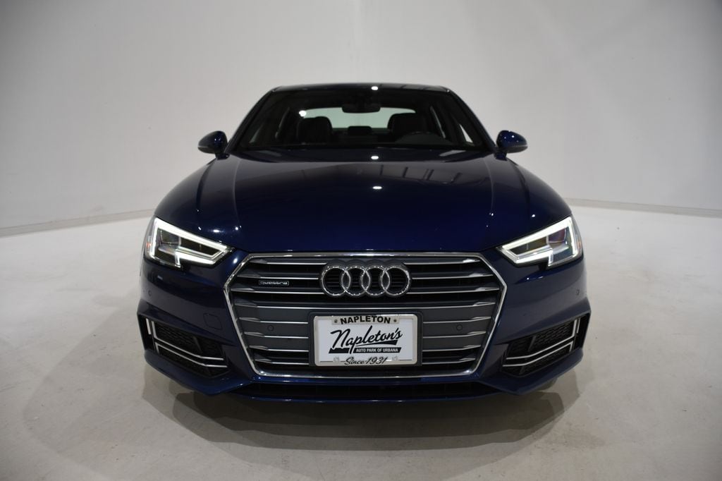 Used 2018 Audi A4 Premium Plus with VIN WAUENAF48JN004693 for sale in Urbana, IL