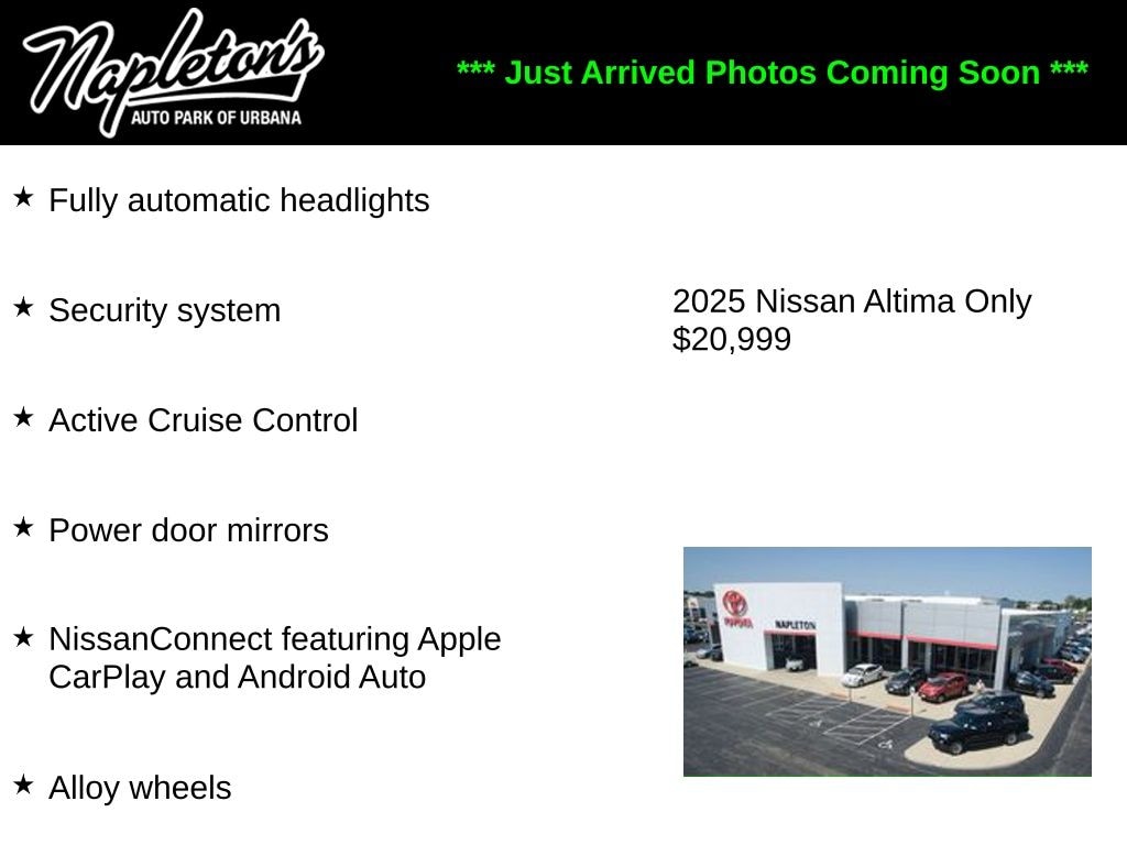 Used 2025 Nissan Altima 2.5 SV Sedan