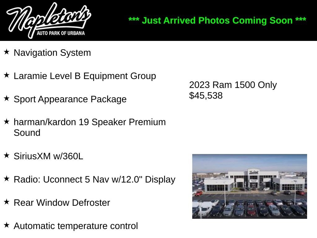 Used 2023 Ram 1500 Laramie Truck Crew Cab