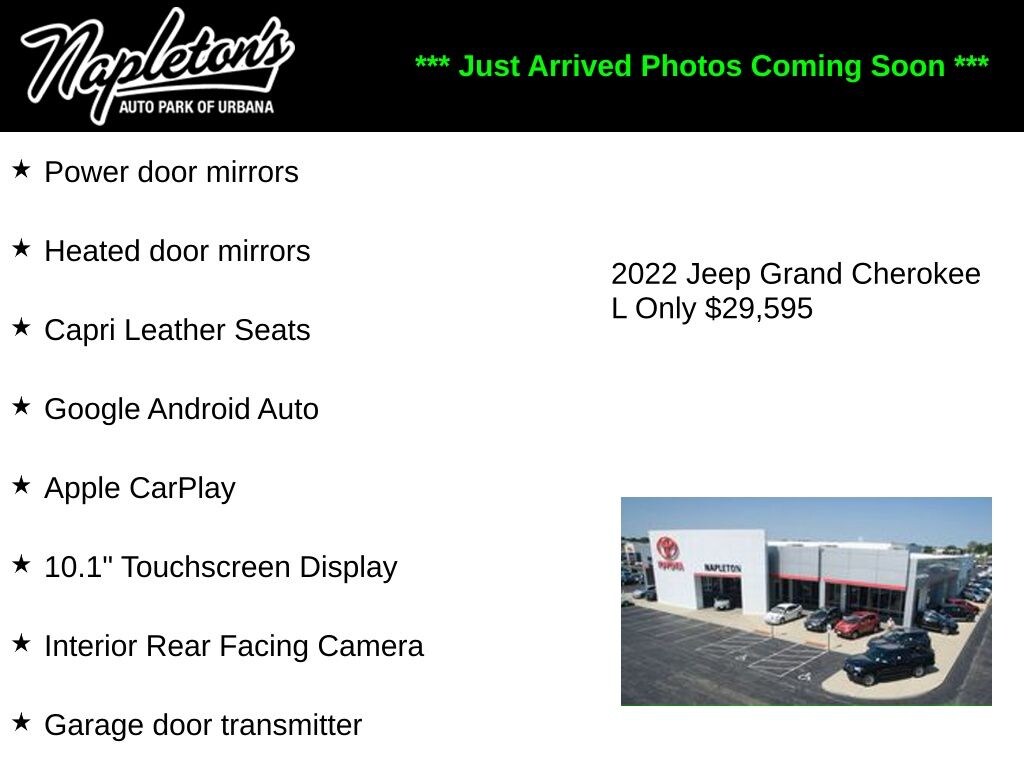 Used 2022 Jeep Grand Cherokee L Limited SUV