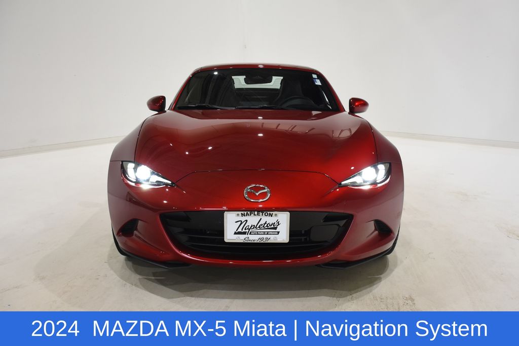 Used 2024 Mazda MX-5 Miata RF Grand Touring with VIN JM1NDAM70R0600134 for sale in Urbana, IL