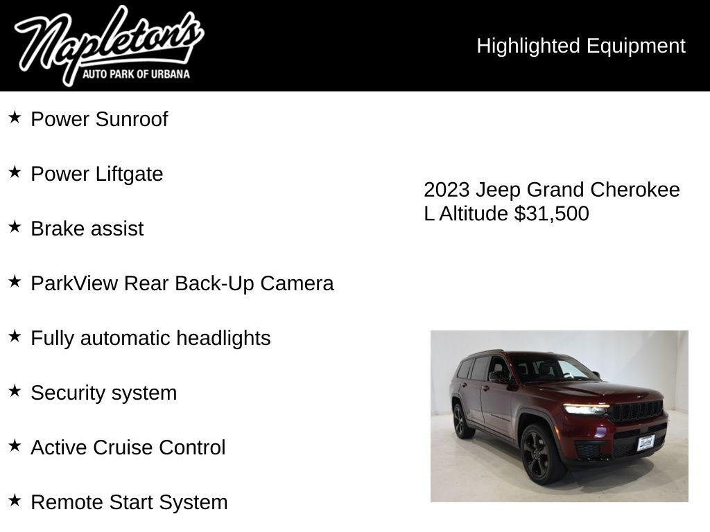 2023 Jeep Grand Cherokee L Altitude - Photo 16