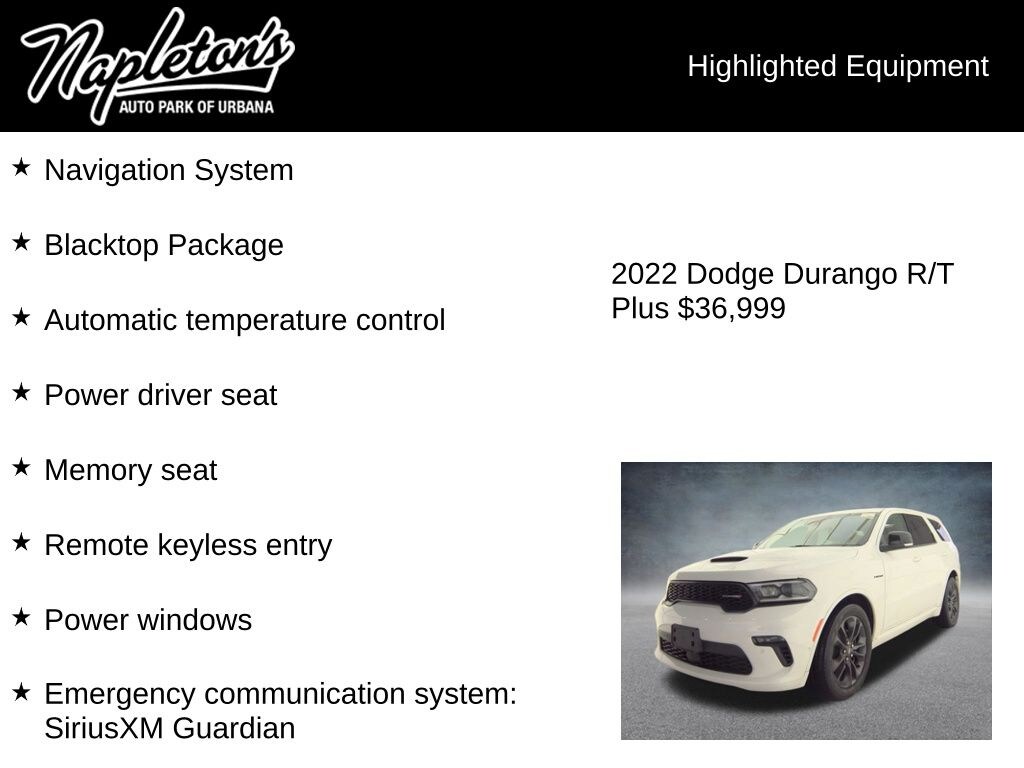 Used 2022 Dodge Durango R/T Plus SUV