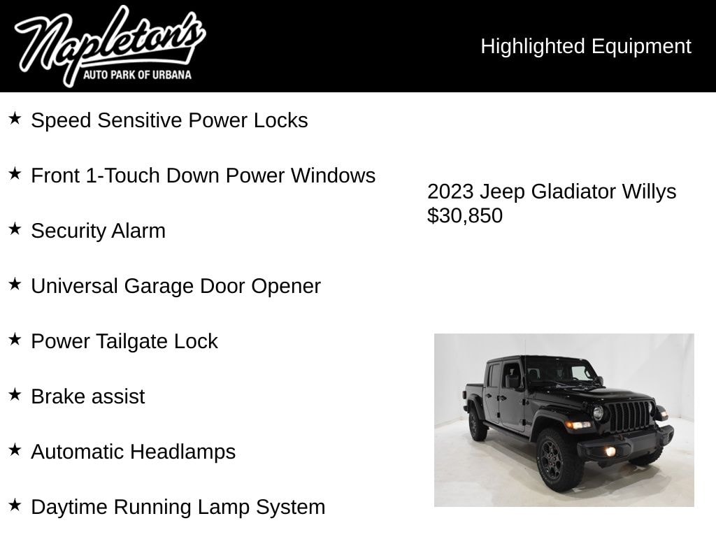 2023 Jeep Gladiator WILLYS - Photo 16