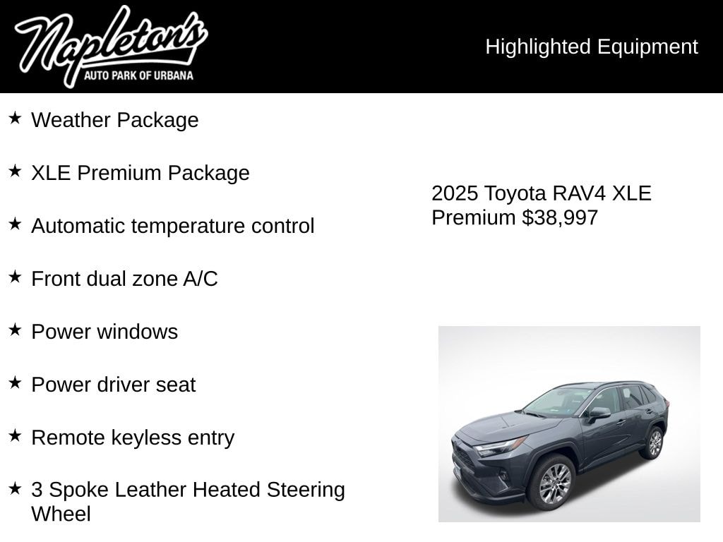Used 2025 Toyota RAV4 XLE Premium SUV