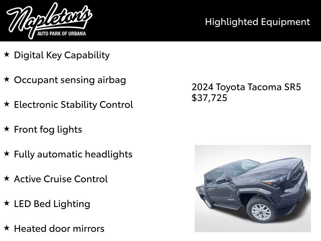 Used 2024 Toyota Tacoma SR5 Truck Double Cab