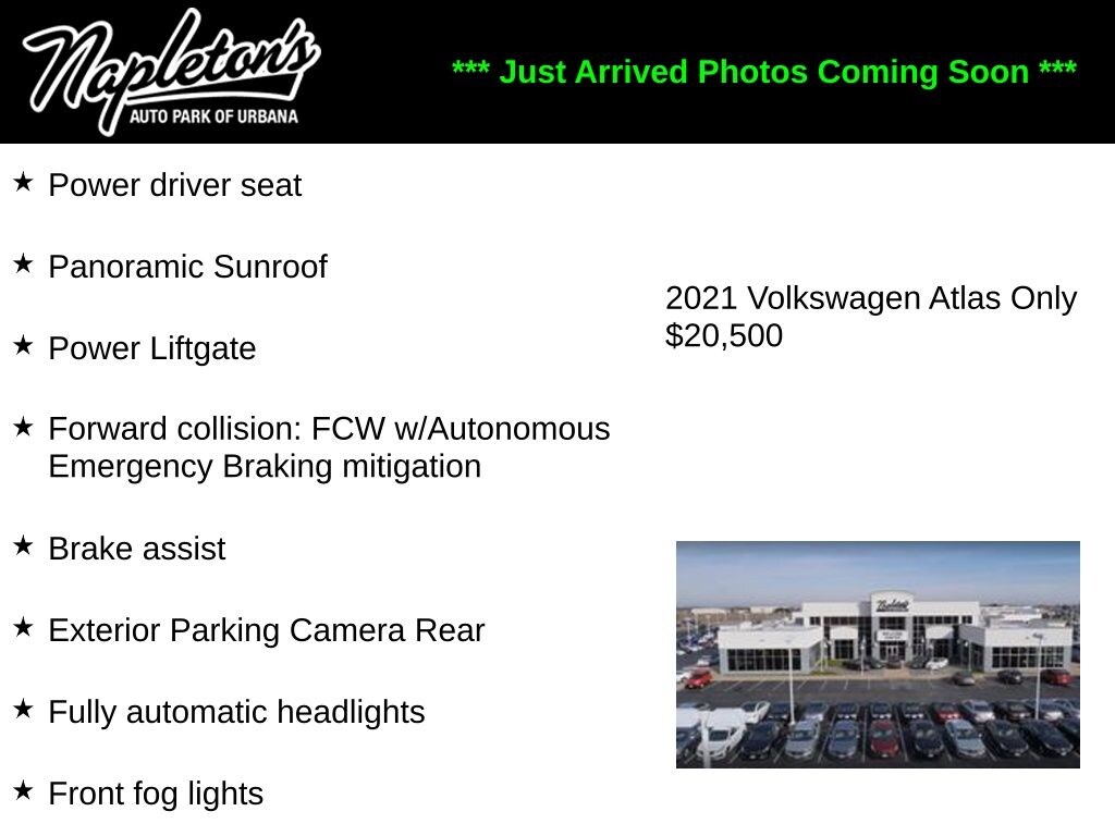 Used 2021 Volkswagen Atlas 3.6L V6 SE w/Technology SUV