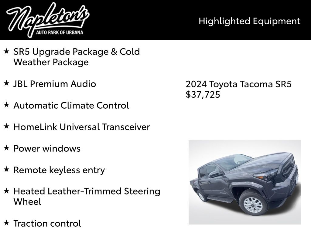 Used 2024 Toyota Tacoma SR5 Truck Double Cab