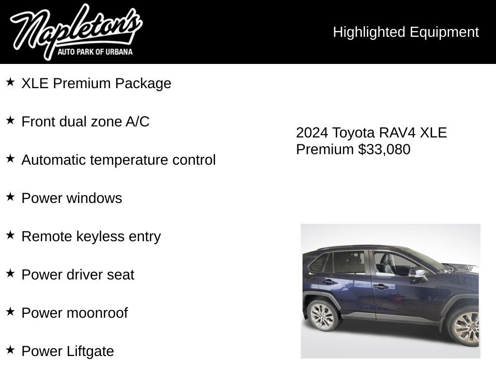 Used 2024 Toyota RAV4 XLE Premium SUV