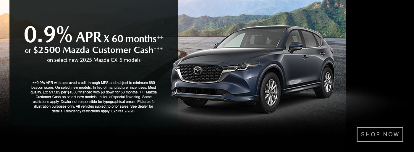 Mazda Incentives January