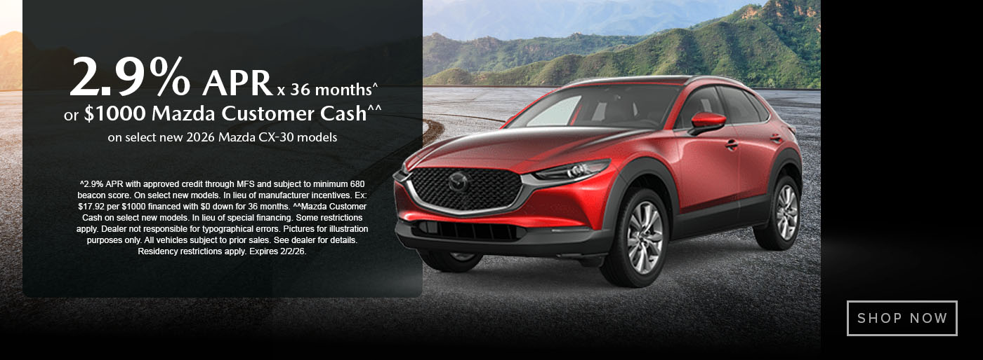 Mazda Incentives January