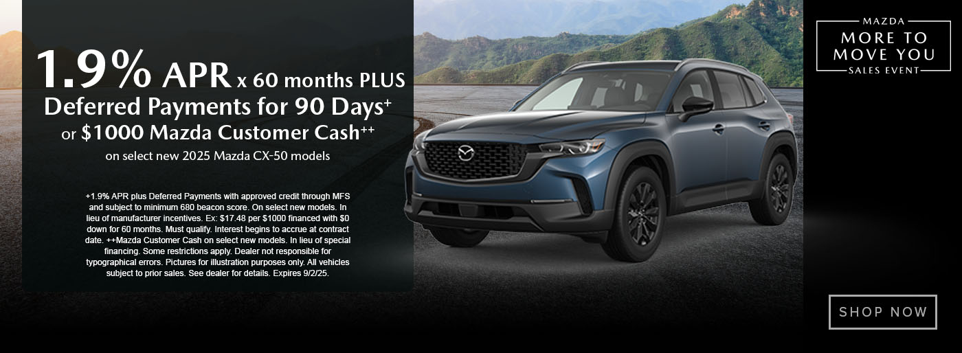 Mazda Incentives August