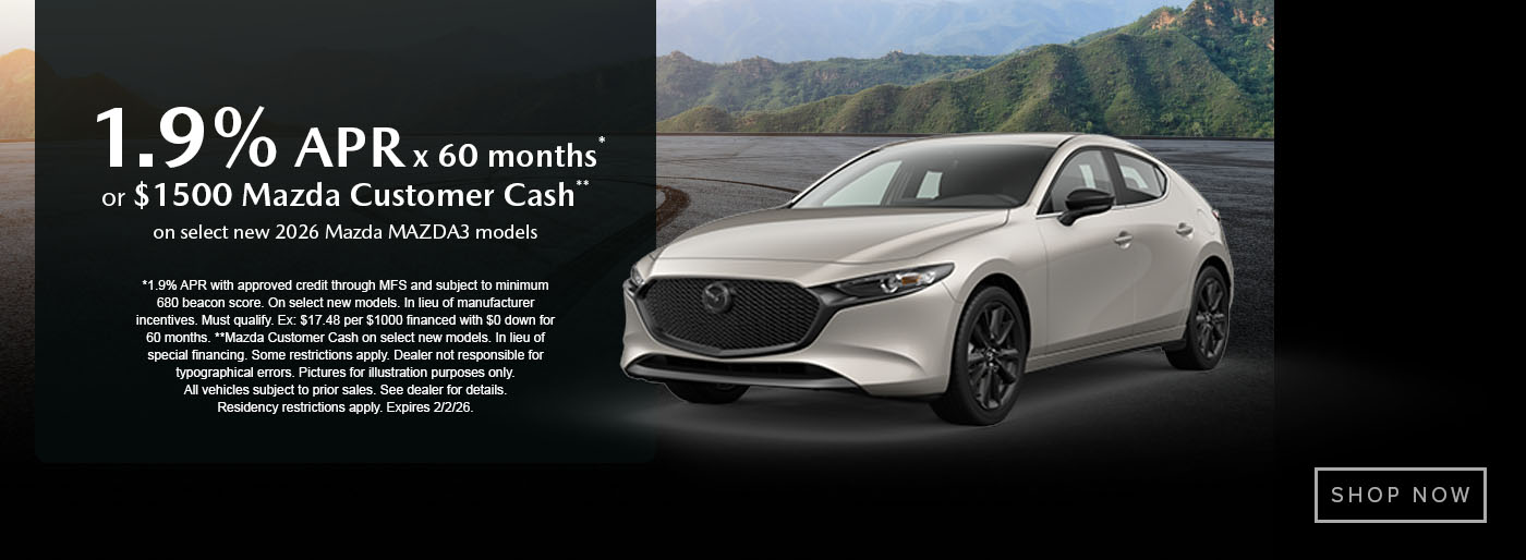 Mazda Incentives January