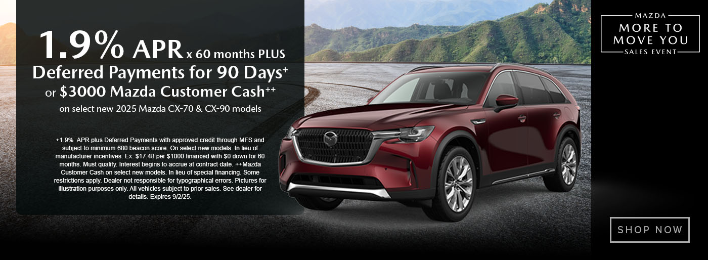 Mazda Incentives August