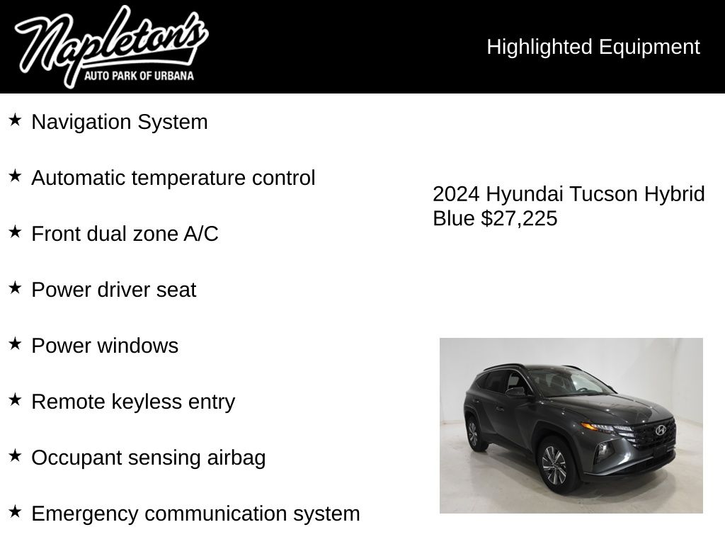 2024 Hyundai Tucson Blue - Photo 16