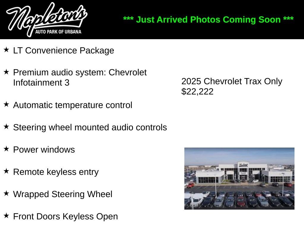Used 2025 Chevrolet Trax LT SUV