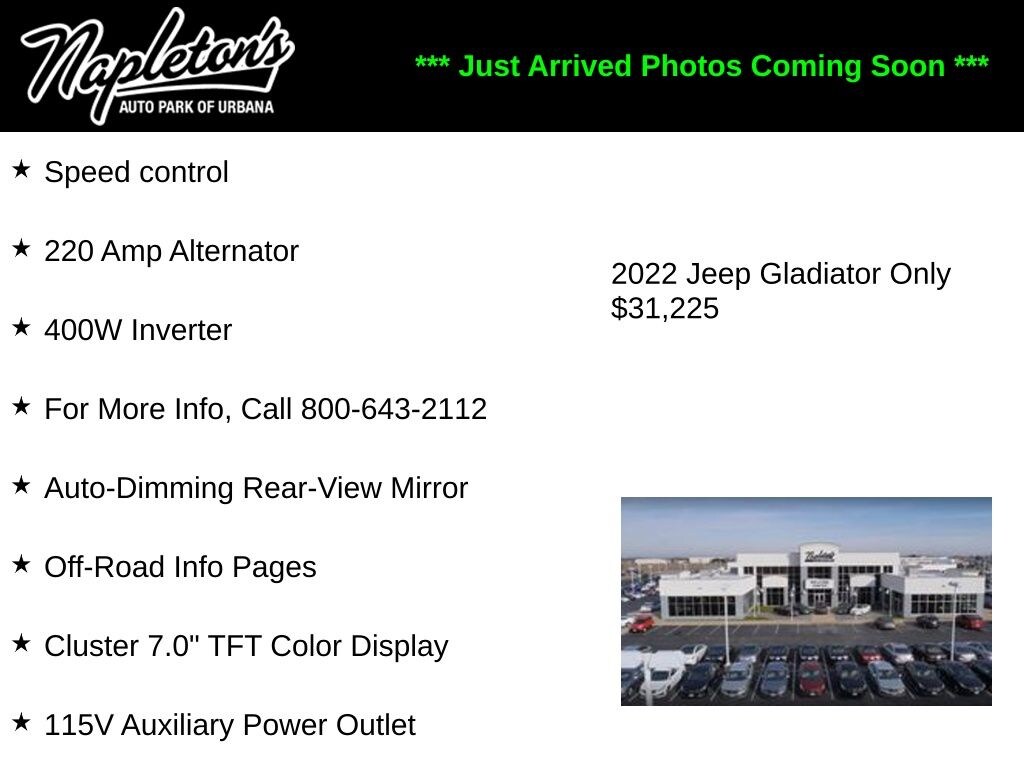 Used 2022 Jeep Gladiator Willys Truck Crew Cab