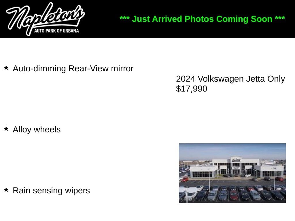 Used 2024 Volkswagen Jetta S with VIN 3VW5M7BU5RM090062 for sale in Urbana, IL