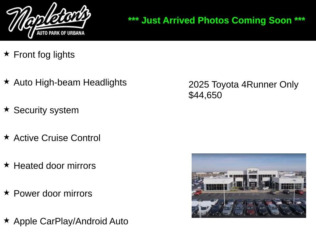 Used 2025 Toyota 4Runner SR5 SUV