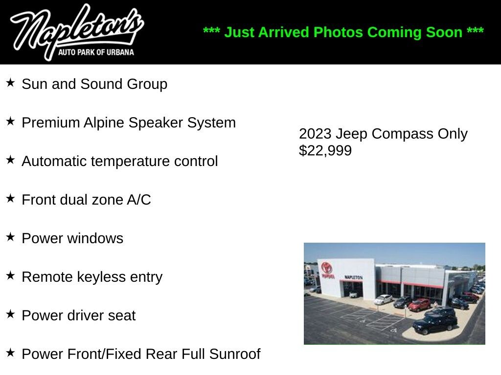 Used 2023 Jeep Compass Limited SUV