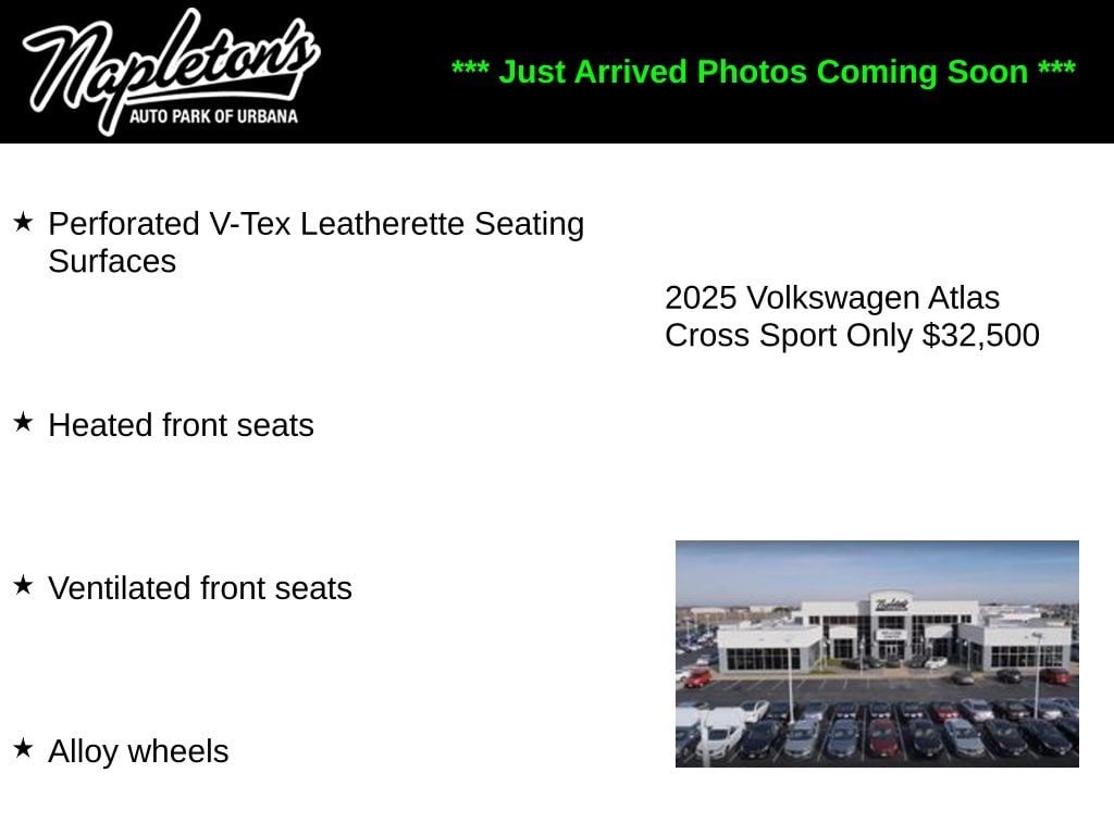 Used 2025 Volkswagen Atlas Cross Sport 2.0T SE w/Technology SUV