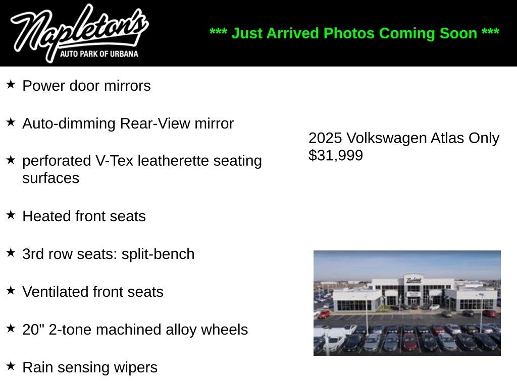 Used 2025 Volkswagen Atlas 2.0T SE w/Technology SUV