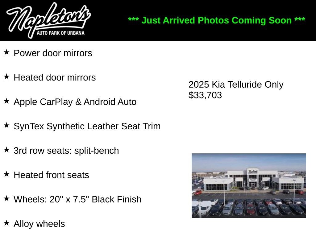 Used 2025 Kia Telluride S SUV