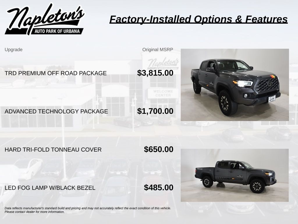 Used 2021 Toyota Tacoma TRD Off-Road Truck Double Cab