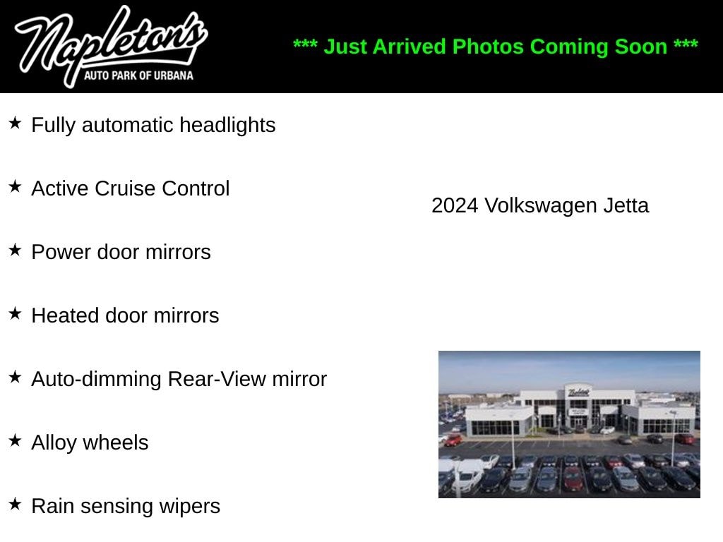 Used 2024 Volkswagen Jetta S with VIN 3VW5M7BU6RM093388 for sale in Urbana, IL